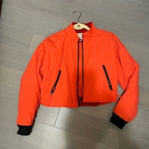 Urban Outfitters Orange Cropped Jacket